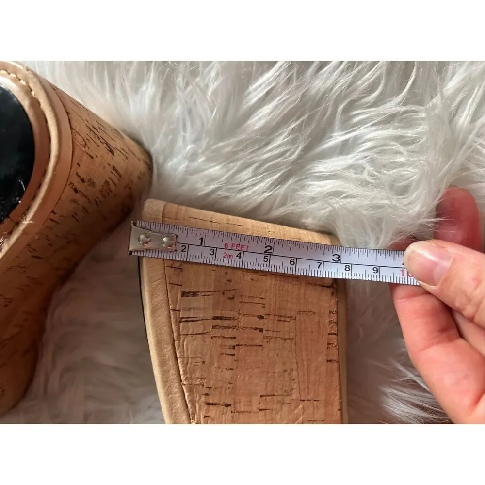 Coach Sandals Joan’s Size 6.5 Black And Tan - Picture 5 of 7